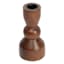 Walnut Wooden Taper Candle Holder, 6"