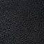 Black Shag Bath Rug, 16x24