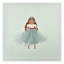Tiny Dreamers Blue Princess Canvas Wall Art, 12"