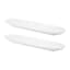Set of 2 White Porcelain Oval Tray, 13"