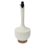 Crosby St. White Metal Medium Table Lamp Base, 19"