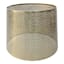 Found & Fable Gold Metal Medium Table Lamp Shade, 12x14x10