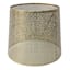 Found & Fable Gold Metal Small Table Lamp Shade, 9x11x9