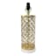 Providence Gold Metal Cut Out Small Lamp with Marble Base, 16.7"