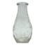 Clear Glass Dot Bud Vase, 5.5"