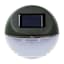 2-Lumen Solar Black Circle Deck Light
