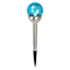 Solar Blue Crackle Small Globe Pathway Light