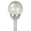 Solar Clear Crackle Large Globe Pathway Light