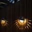 2-Lumen Solar Brown Circle Deck Light