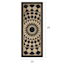 Vinyl Black/Beige Runner 2x5