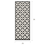 Vinyl Black/White Runner 2x5