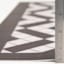 Vinyl Black/White Runner 2x5
