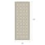 Vinyl Grey/Beige Runner 2x5