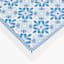 Vinyl Blue/Ivory Runner 2x5