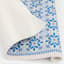 Vinyl Blue/Ivory Runner 2x5