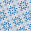 Vinyl Blue/Ivory Runner 2x5
