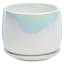 Indoor Iridescent Pot with Saucer, Small