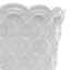 Providence Indoor White Ceramic Weave Planter, 5"