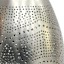 Found & Fable Silver Punched Metal Uplight, 12"