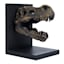 1-Piece Bronze T-Rex Fossil Head Bookend, 7"