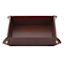 Honeybloom Faux Leather Square Tray, 8"