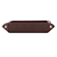 Faux Leather Square Tray, 8"
