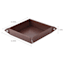 Faux Leather Square Tray, 8"
