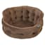 Mini Brown Velvet Pet Cuddler, 18"