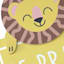 Tiny Dreamers Be Brave Lion Wall Decor, 10x9