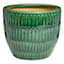Found & Fable Indoor Green Glazed Ceramic Nico Pot, 8.7"