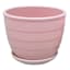 Indoor Pink Beehive Ceramic Pot, Small