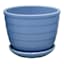 Indoor Blue Beehive Ceramic Pot, Small