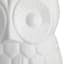 Owl White Ceramic Plant Stand, Large