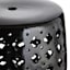Providence White Cut Out Ceramic Plant Stand, 17"