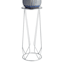 Ty Pennington Silver Metal Plant Stand, Small