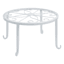 White Metal Star Plant Stand, Medium