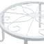 White Metal Star Plant Stand, Medium