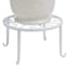 White Metal Star Plant Stand, Medium