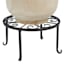 Black Metal Star Plant Stand, Small