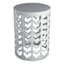Grey Metal Chevron Plant Stand, Medium