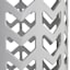 Grey Metal Chevron Plant Stand, Medium