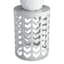 Grey Metal Chevron Plant Stand, Medium