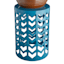 Teal Chevron Metal Plant Stand, 20"