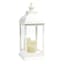 Providence White LED Candle Outdoor Lantern, 25"