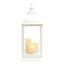 Providence White LED Candle Outdoor Lantern, 25"