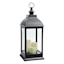 Providence Black LED Candle Lantern, 25"
