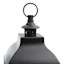 Providence Black LED Candle Lantern, 25"