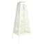 Ty Pennington White Metal Outdoor Solar Lantern, 21"