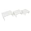 3-Piece White Wood Riser Set