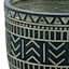 Tracey Boyd Black Kakau Outdoor Planter, Medium